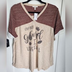 Maurices oh my gourd i love fall graphic tee in plus size 1